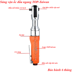 Súng vặn ốc khí nén đầu ngang TOP