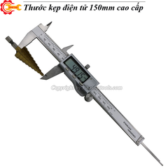 Thước Kẹp Điện Tử 150mm Thép Không Gỉ