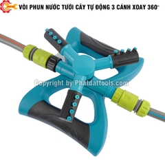 Vòi Phun Nước Tưới Cây Tự Động 3 Cánh (Đế Cánh Bướm)