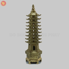 Quà tặng bằng đồng Tháp Văn Xương cao 18 cm