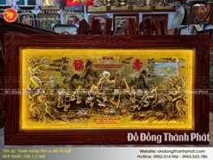 Tranh mừng thọ ông bà 70 tuổi