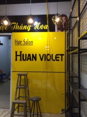 Làm biển quảng cáo, trang trí cửa tiệm ( salon ) tóc