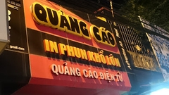 biển quảng cáo chữ nổi