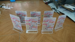 Biển menu bằng mica