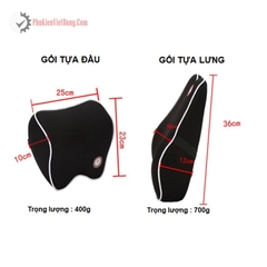 Bộ gối tựa đầu và lưng ST-8