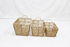 Woven Baskets for Storage, Wicker Storage Basket - CH3926A-3YL