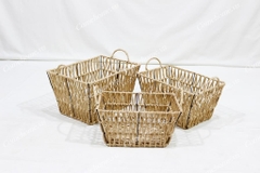 Woven Baskets for Storage, Wicker Storage Basket - CH3926A-3YL