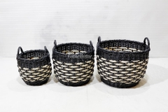 Woven Baskets for Storage, Wicker Storage Basket - CH4115A-3MC