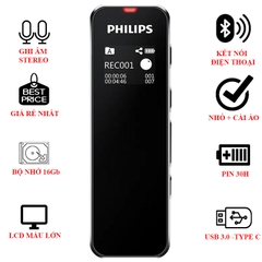 Máy Ghi Âm Philips VTR5102/93 - 16Gb Máy Ghi Âm Philips VTR5102/93 - 16Gb