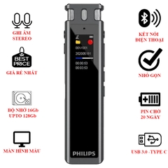 Máy Ghi Âm Philips VTR5260/93 - 16Gb Máy Ghi Âm Philips VTR5260/93 - 16Gb
