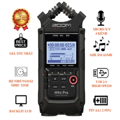 Máy Ghi Âm ZOOM H4N PRO BLACK Máy Ghi Âm ZOOM H4N PRO BLACK