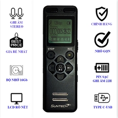 Máy Ghi Âm SUNTECH ST36- 16Gb Máy Ghi Âm SUNTECH ST36- 16Gb