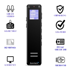 Máy Ghi Âm SUNTECH V16-8G