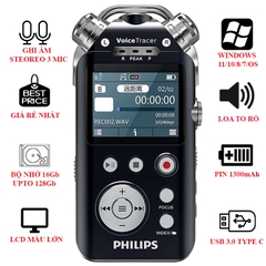 Máy Ghi Âm Philips VTR7800/93 - 16G Máy Ghi Âm Philips VTR7800/93 - 16G