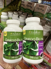 Viên uống bổ não Trunature  Ginkgo Biloba date 2025, 340 viên giúp tăng cường trí nhớ giảm căng thẳng, hổ trợ mất ngủ