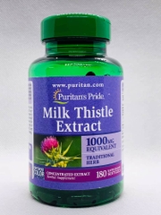 Viên uống  Puritan’s Pride Milk Thistle Extract 1000mg 180 viên giúp bổ gan, Giải độc gan của Mỹ