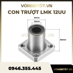 Con Trượt Tròn LMK12 (Đế Vuông Ф12)