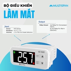 Bộ điều khiển làm mát CC-522 Multispan