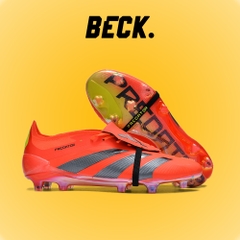 Giày Bóng Đá Adidas Predator Elite Predstrike Tongue Cam Vạch Đen HQ FG