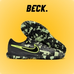 Giày Bóng Đá Nike Tiempo Legend 10 Academy Đen Xanh Lá Camo TF