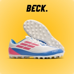 Giày Bóng Đá VN Adidas F50 Pro MG - Trắng Xanh Hồng