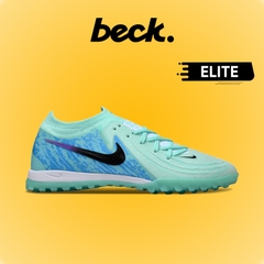 Giày Bóng Đá Nike Phantom GX2 Elite V1 Xanh Ngọc Vạch Đen Cổ Lửng TF