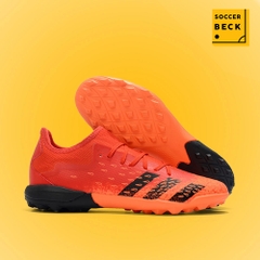 Giày Bóng Đá Adidas Predator Freak.3 Đỏ Vạch Đen Cổ Lửng TF