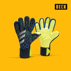 Găng Tay Adidas Predator Freak 2021 Pro Ultimate Đen Xanh Chuối Vạch Xám V2 ( Không Xương )