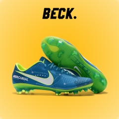 Giày Bóng Đá Nike Mercurial Vic 6 Neyrmar Xanh Biển Lưỡi Gà Liền FG