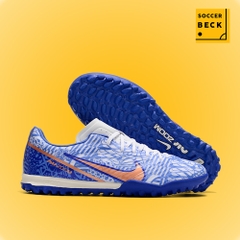 Giày Bóng Đá TQ Nike Mercurial Vapor 15 Academy CR7 Xanh Biển Trắng V2 TF