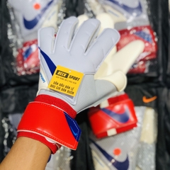 Găng Tay Nike Vapor Grip 3 Xám Đỏ Vạch Xanh Than ( Không Xương )