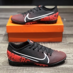 Giày Bóng Đá Nike Mercurial 13 Academy Đen Vạch Cam V2 TF