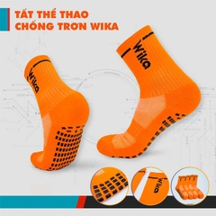 Tất Chống Trơn Bóng Đá Wika - Cam