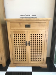 TỦ GIÀY 2 CÁNH CARO GỖ SỒI MỸ TỦ GIÀY 2 CÁNH CARO GỖ SỒI MỸ