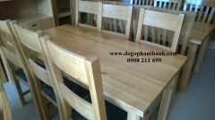 Bộ Bàn Ăn 6 Ghế nệm Bộ Bàn Ăn 6 Ghế nệm