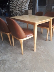 Bộ bàn ăn Grace màu tự nhiên Bộ bàn ăn Grace màu tự nhiên