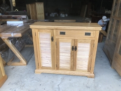 Tủ giày lá sách gỗ sồi - 4 cánh 1 hộc  ( chân đế ) Tủ giày lá sách gỗ sồi - 4 cánh 1 hộc  ( chân đế )