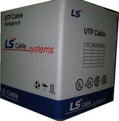 Dây cáp mạng LS CAT6 UTP 4-Pairs | UTP-G-C6G-E1VN-M 0.5X4P/GY