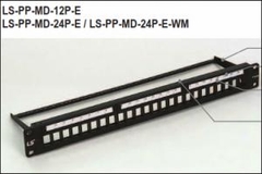 LS-PP-MD-24P-E, 24-Port Unshielded Empty Patch Panel