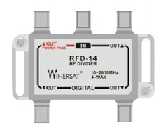 Bộ chia tín hiệu 4 đường Winersat RFD-14 | Bộ chia tivi 1 ra 4