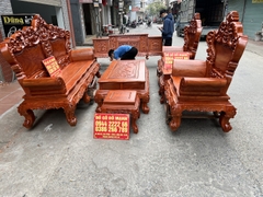 Bộ Bàn Ghế Hoàng Gia Trơn Siêu Víp Gỗ Hương Đá Bộ Bàn Ghế Hoàng Gia Trơn Siêu Víp Gỗ Hương Đá