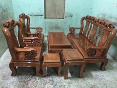 Bộ bàn ghế hồng tầu gỗ sồi Nga