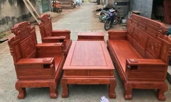 Bộ bàn ghế giá cổ phù dung gỗ hương đá Bộ bàn ghế giá cổ phù dung gỗ hương đá
