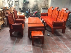 Bộ Bàn Ghế Âu Á Hộp Cuốn Thư Gỗ Xoan Ta Bộ Bàn Ghế Âu Á Hộp Cuốn Thư Gỗ Xoan Ta