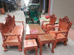 Bộ bàn ghế kiểu louis pháp gỗ hương đá Bộ bàn ghế kiểu louis pháp gỗ hương đá