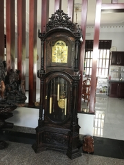 Cây đồng hồ tứ trụ gỗ mun lào Cây đồng hồ tứ trụ gỗ mun lào