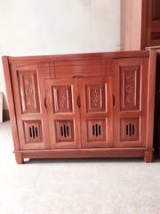 Tủ để giày gỗ xoan đào Tủ để giày gỗ xoan đào
