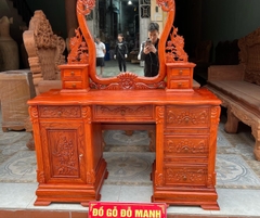 Bàn ghế trang điểm gỗ hương đá Bàn ghế trang điểm gỗ hương đá