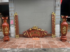 Bộ Cuốn Thư Câu Đối Phượng Hoá Gỗ Hương Đá Bộ Cuốn Thư Câu Đối Phượng Hoá Gỗ Hương Đá
