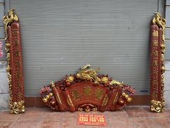 Bộ Cuốn Thư Câu Đối Phượng Hoá Gỗ Hương Đá Bộ Cuốn Thư Câu Đối Phượng Hoá Gỗ Hương Đá